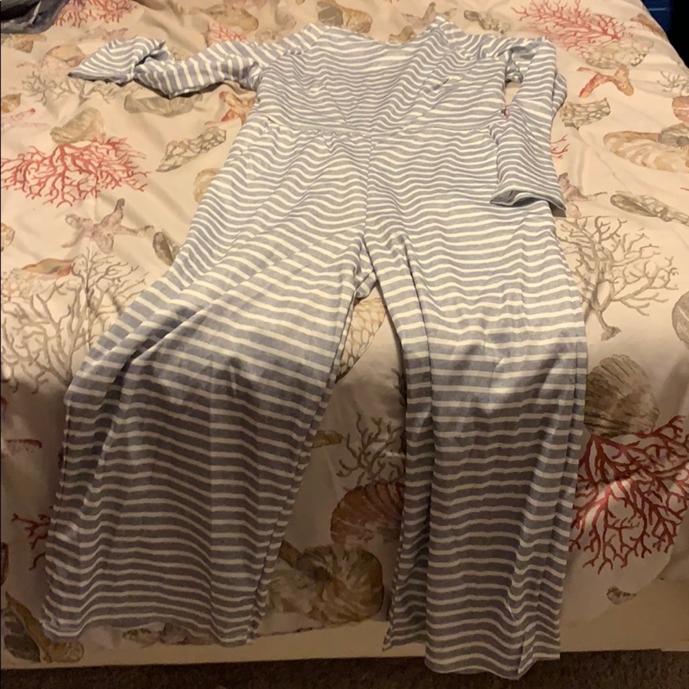 Flare legged jumpsuit